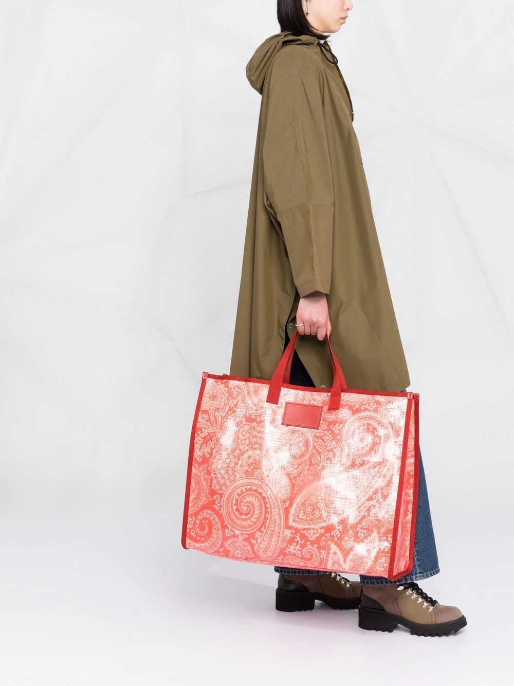 paisley-print tote bag - 1