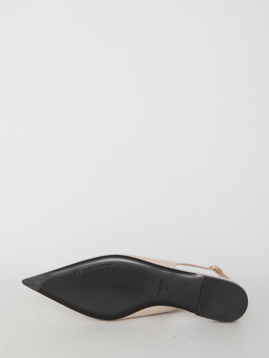 DOLCE & GABBANA SHINY LEATHER BALLERINAS - 4