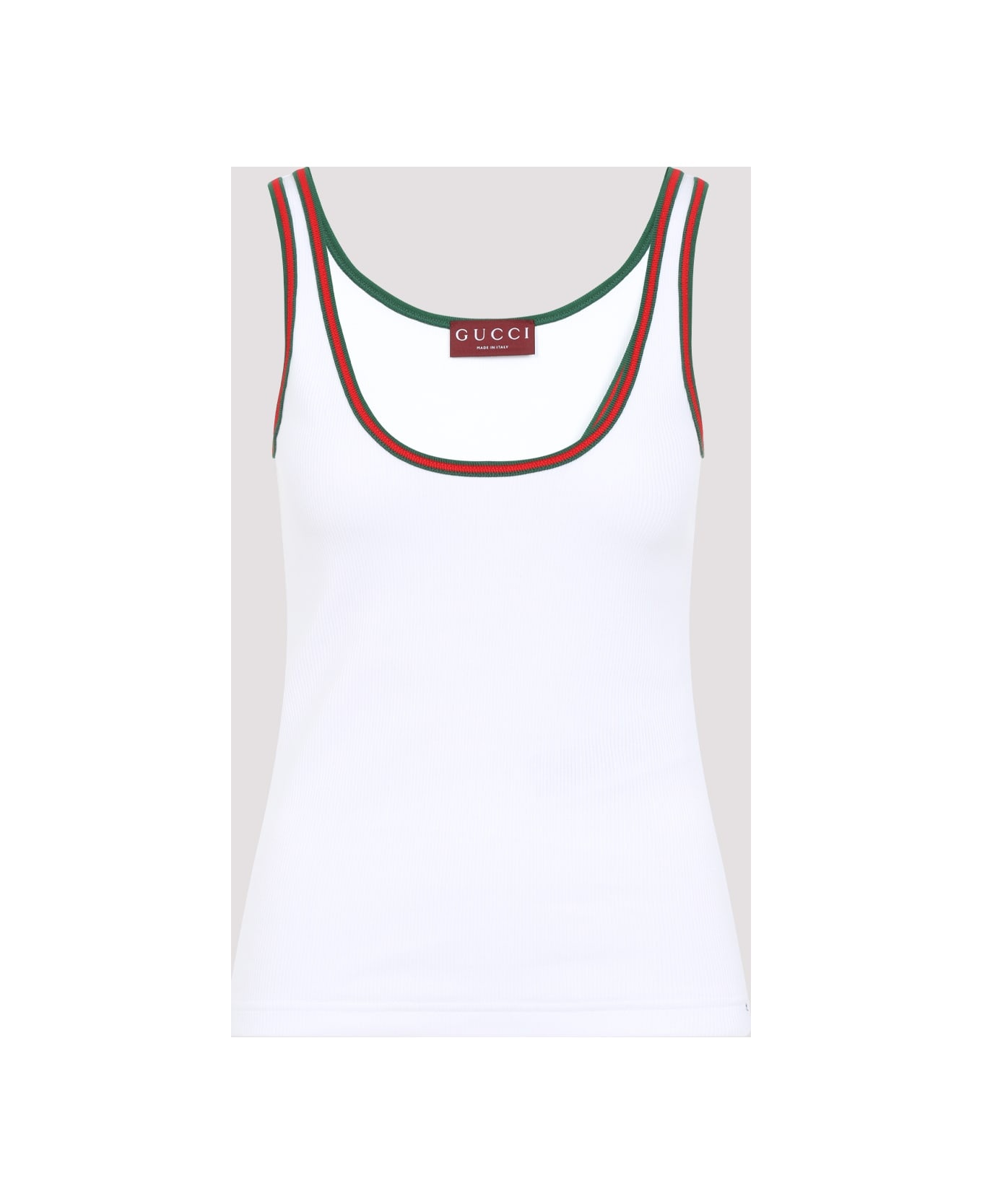 Web Detailed Rib Tank Top - 3