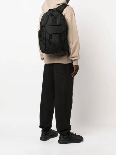 adidas logo-patch zip-up backpack outlook