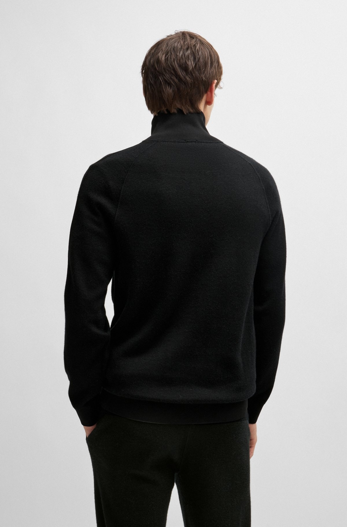 ZIP-UP CARDIGAN IN WOOL - 5