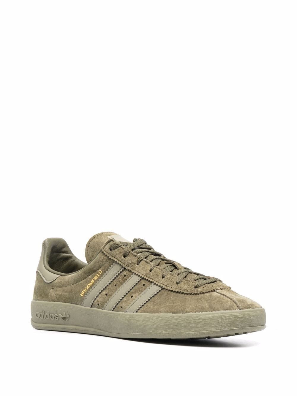 suede low-top panelled sneakers - 2