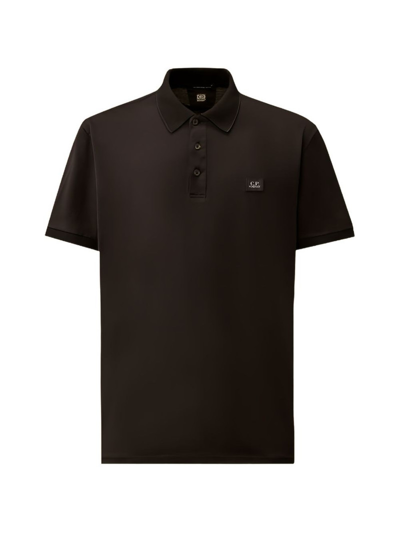 logo-patch polo shirt 1