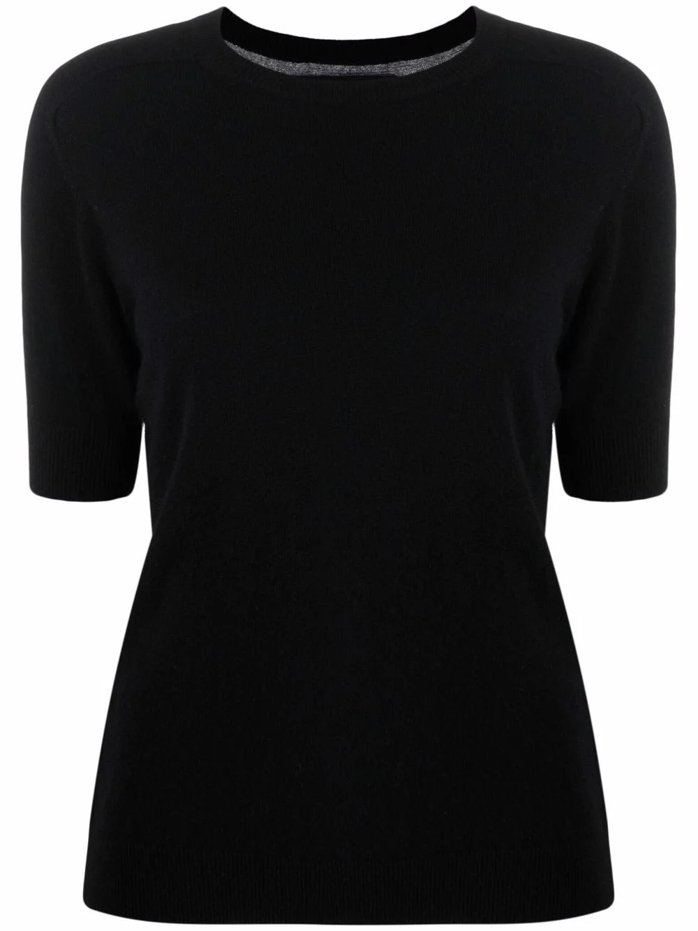 short-sleeve cashmere top - 1