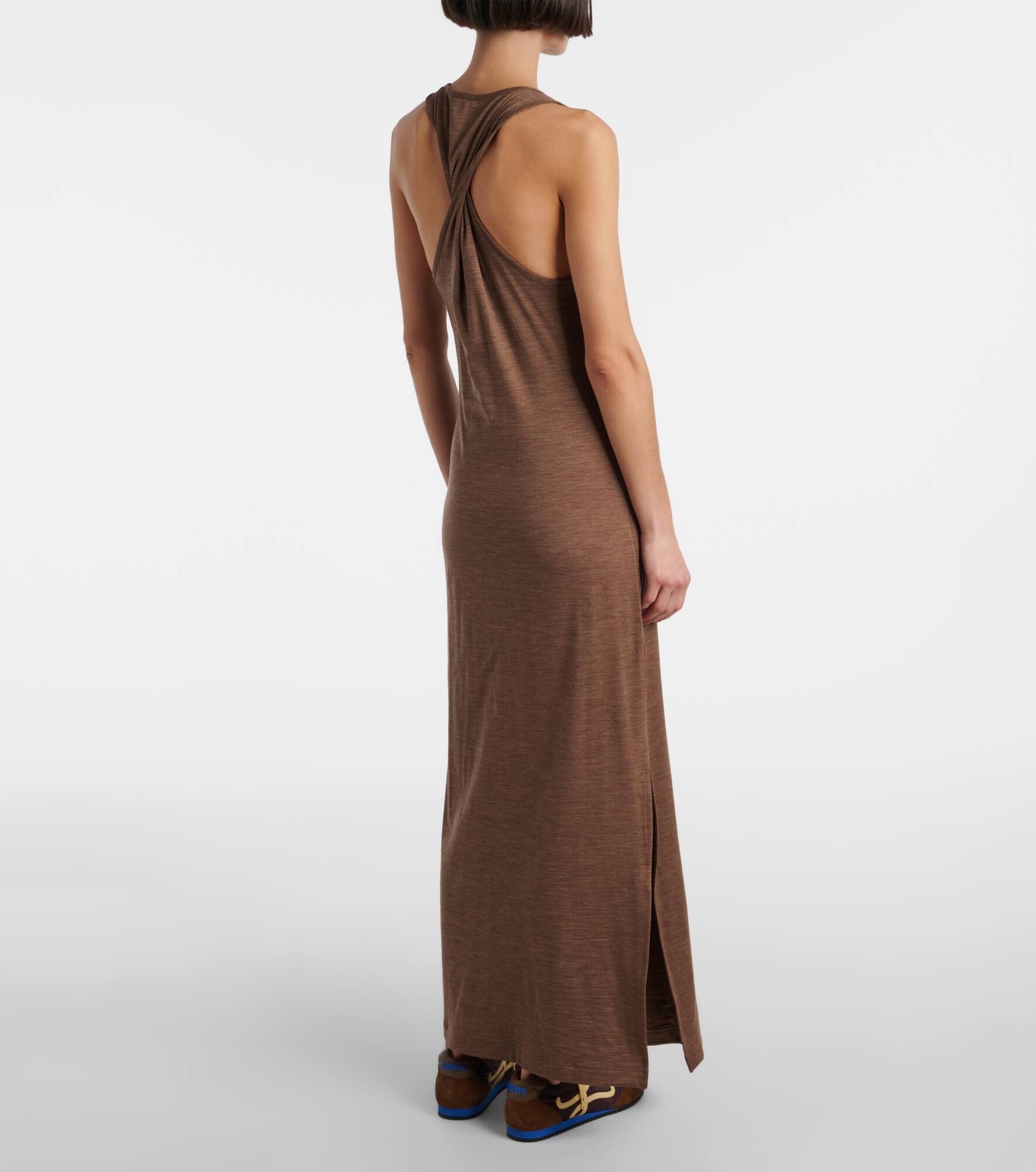 Anagram wool-blend maxi dress - 3