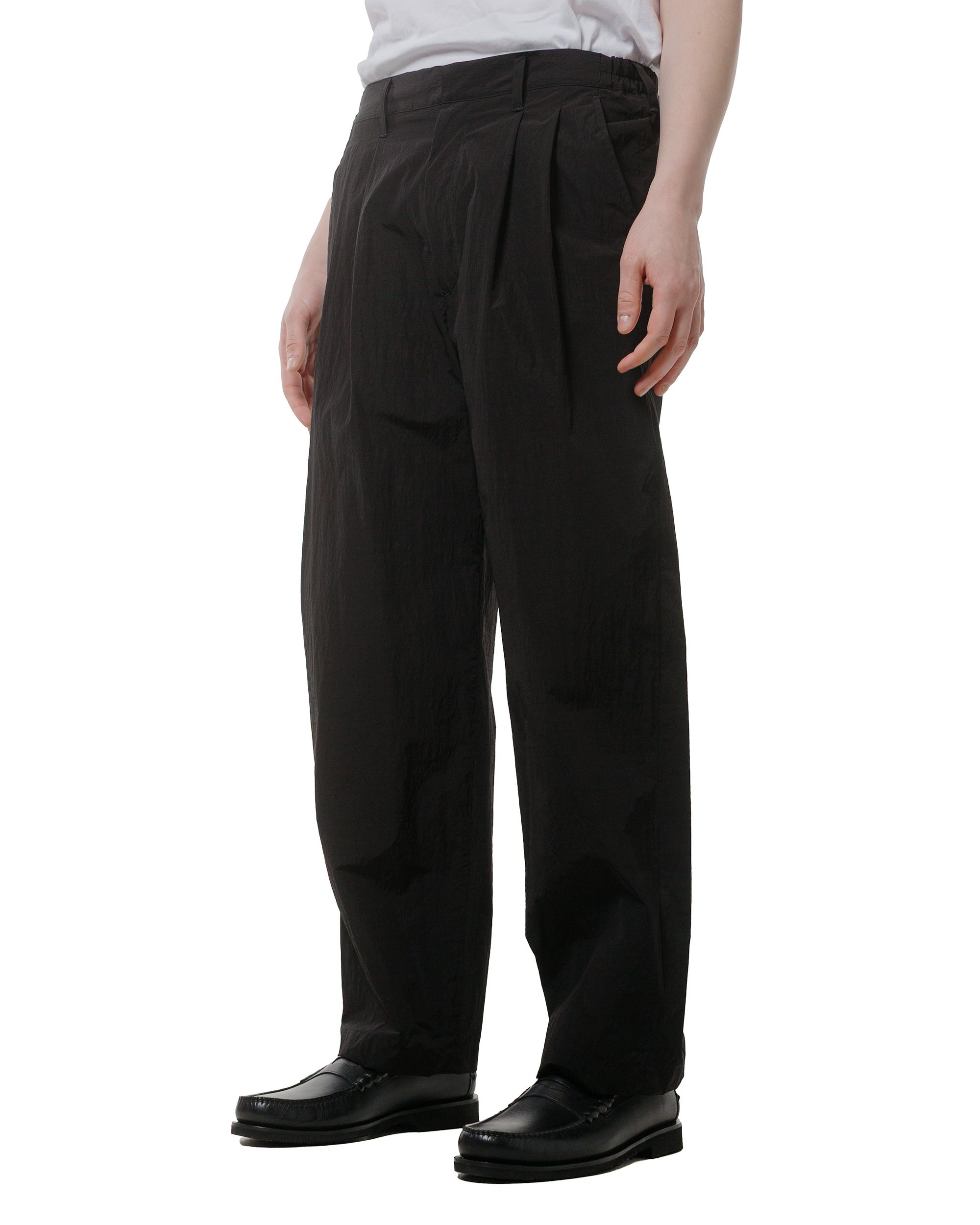 Wide Easy Trousers Nylon Black - 2