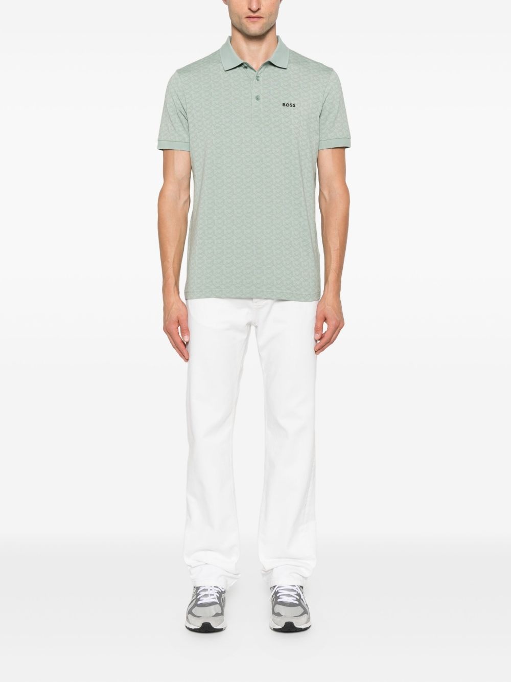 logo-print polo shirt - 2