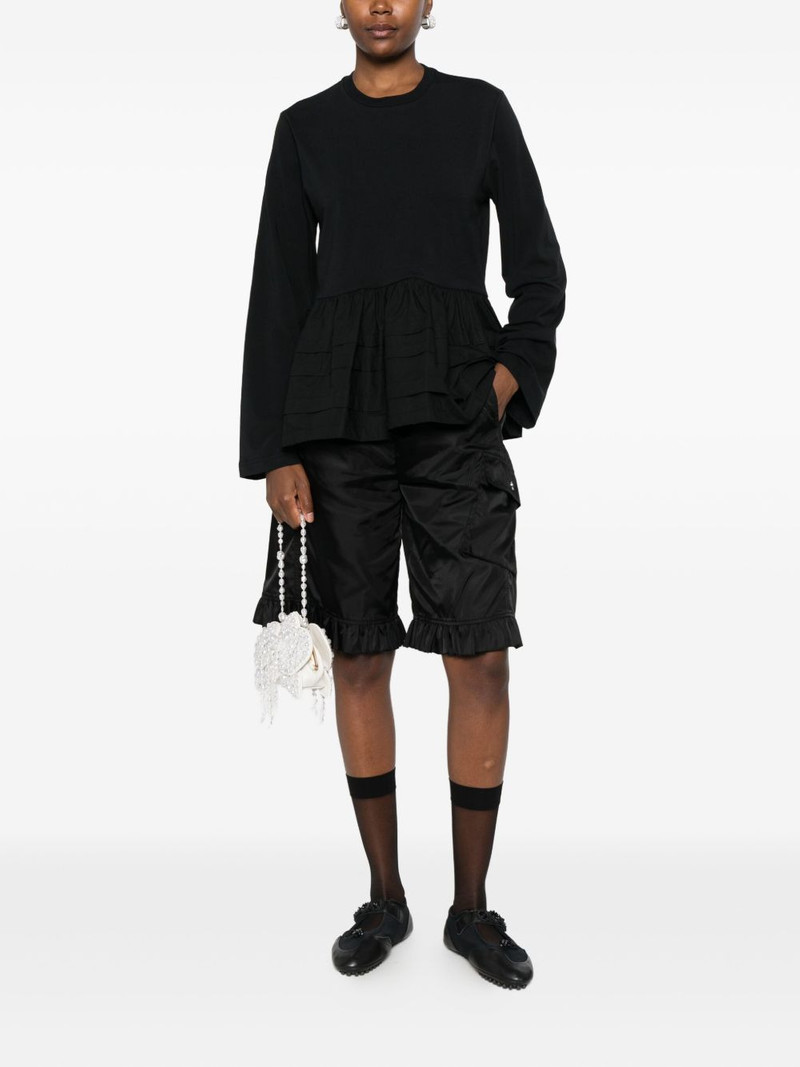 CECILIE BAHNSEN tiered-ruffles top outlook