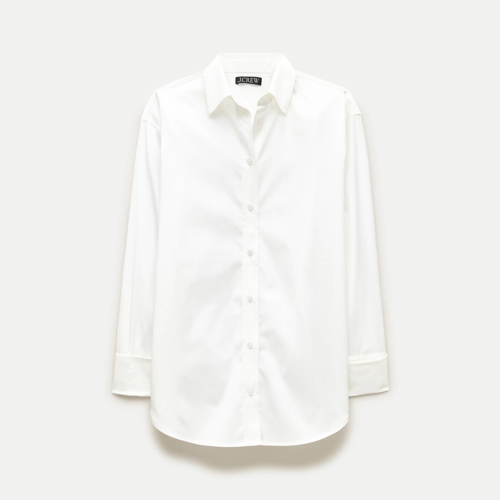 Esme relaxed-fit button-up shirt in Greenwich poplin - 1