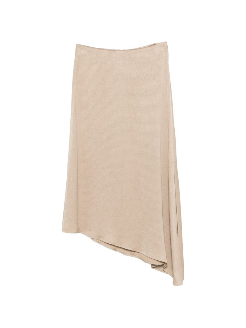 asymmetric-hem midi skirt 1