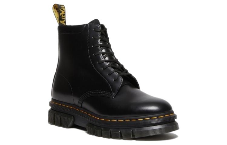 Dr. Martens Rikard Smooth Leather Platform Lace Up Boots 'Black' 27833001 - 2