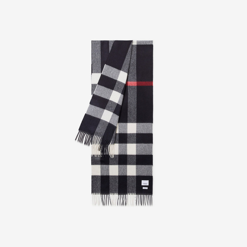 Check Cashmere Scarf 1