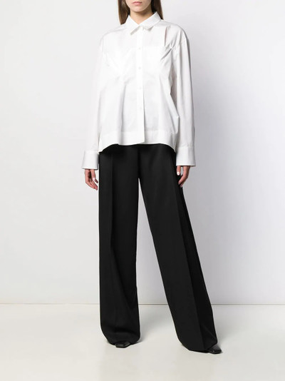 NINA RICCI peplum hem shirt outlook