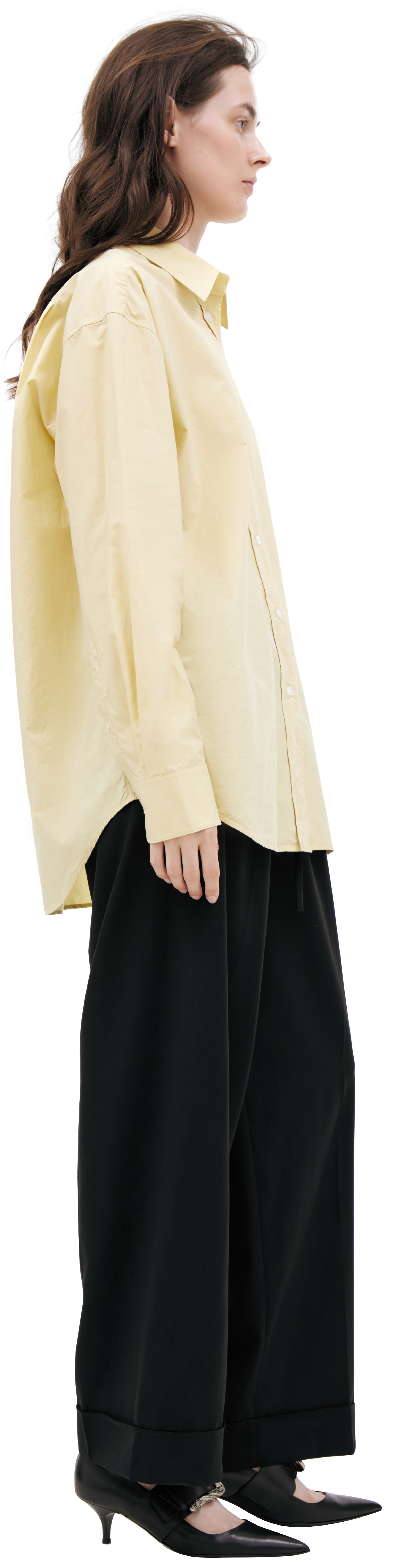 YELLOW COTTON SHIRT - 2