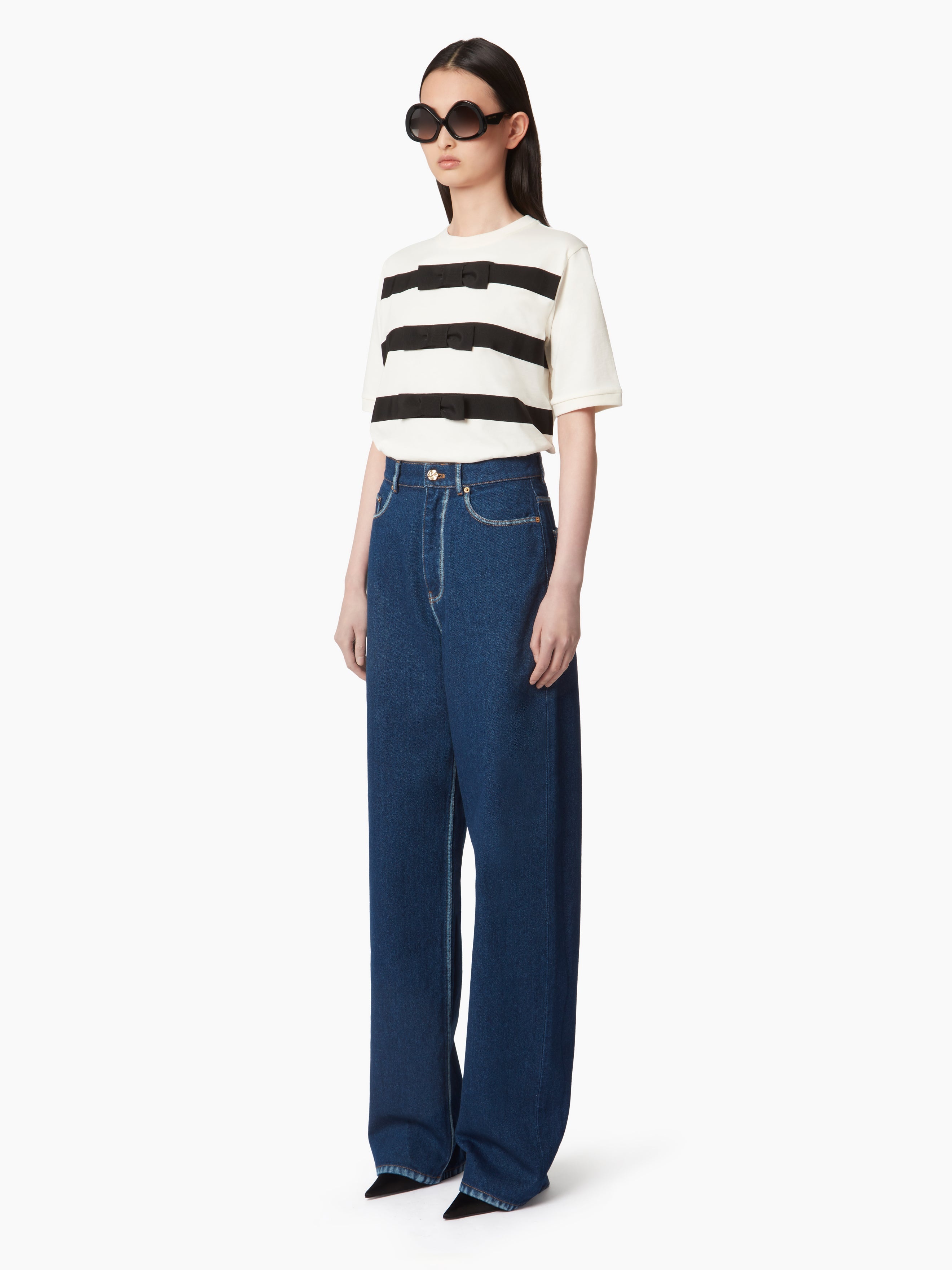 T-SHIRT WITH BOW DETAILS - 2
