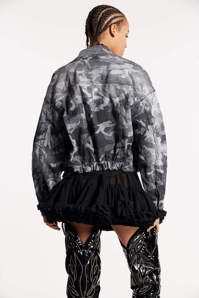 GREY CAMO WASH JACKET - 2
