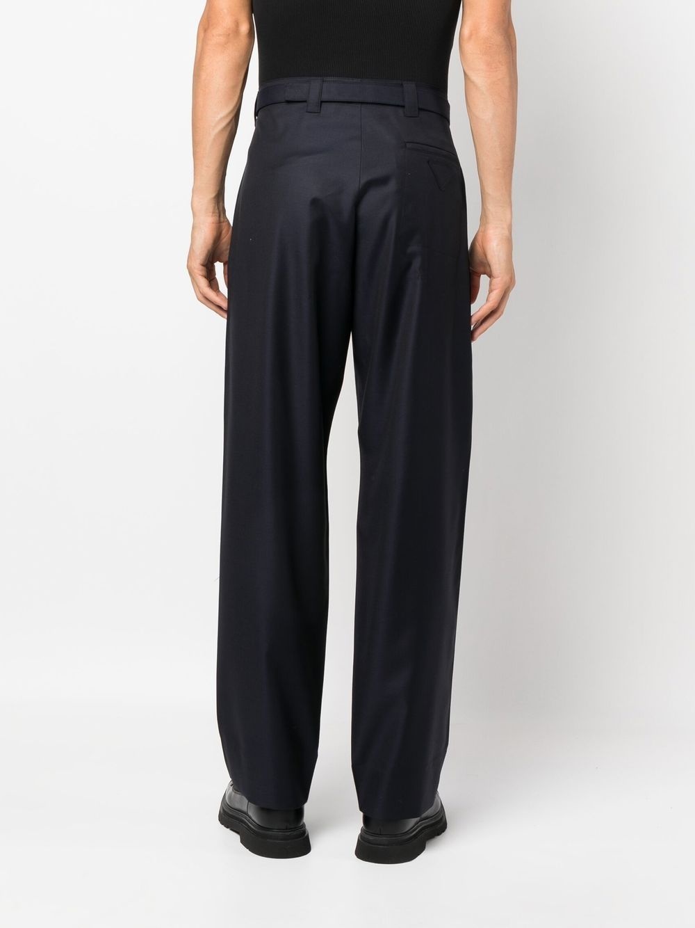 belted tailored trousers - 4