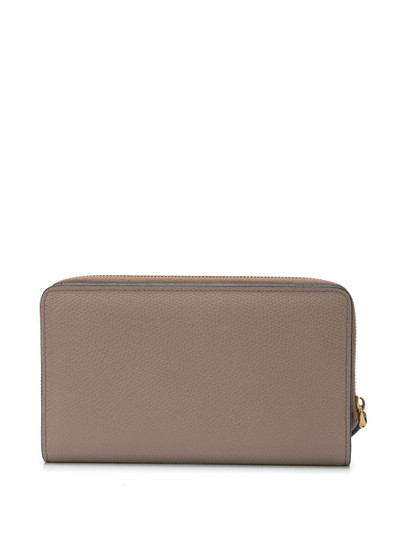 Valentino calf leather VLOGO detail wallet outlook