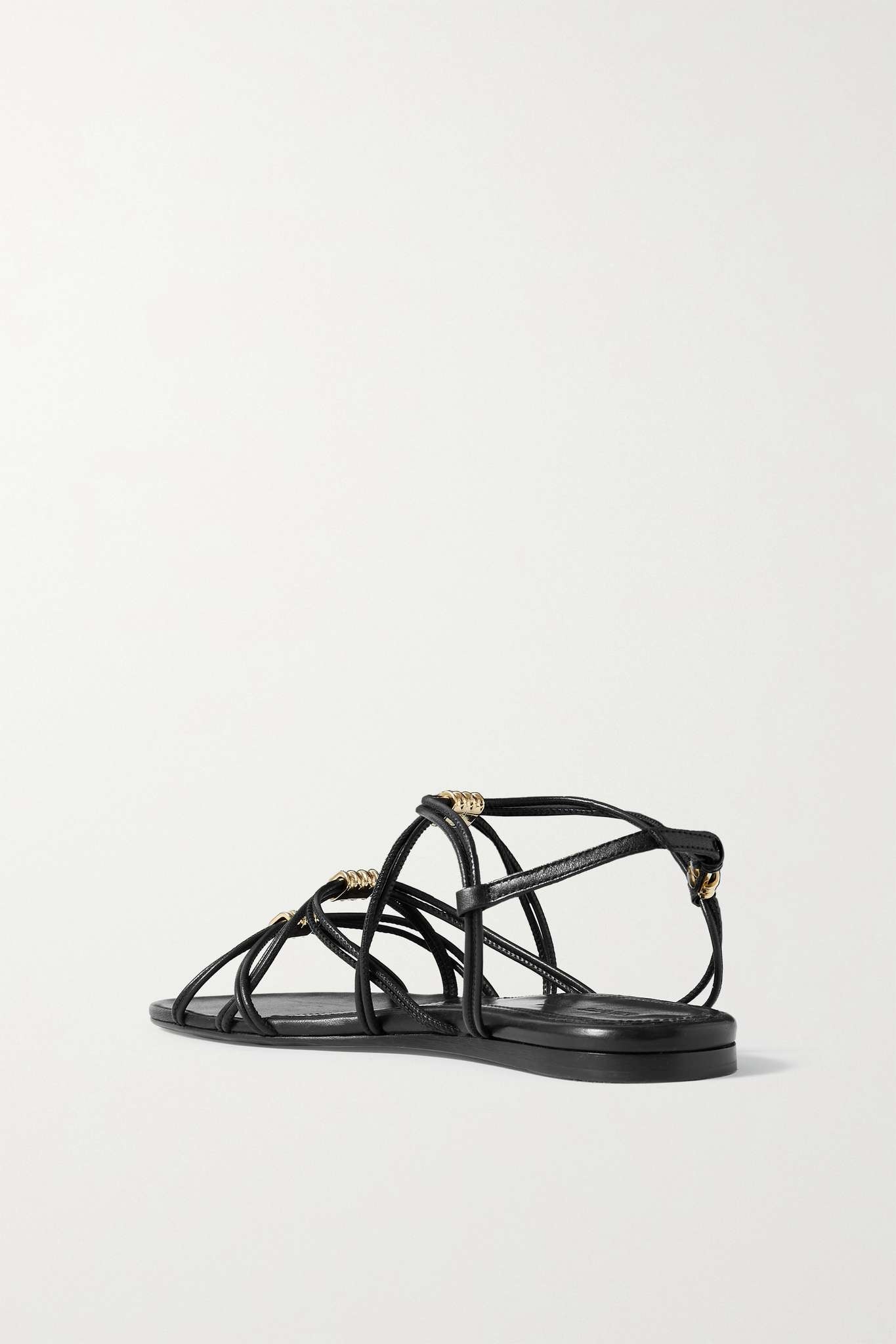 Louisa embellished leather sandals - 3