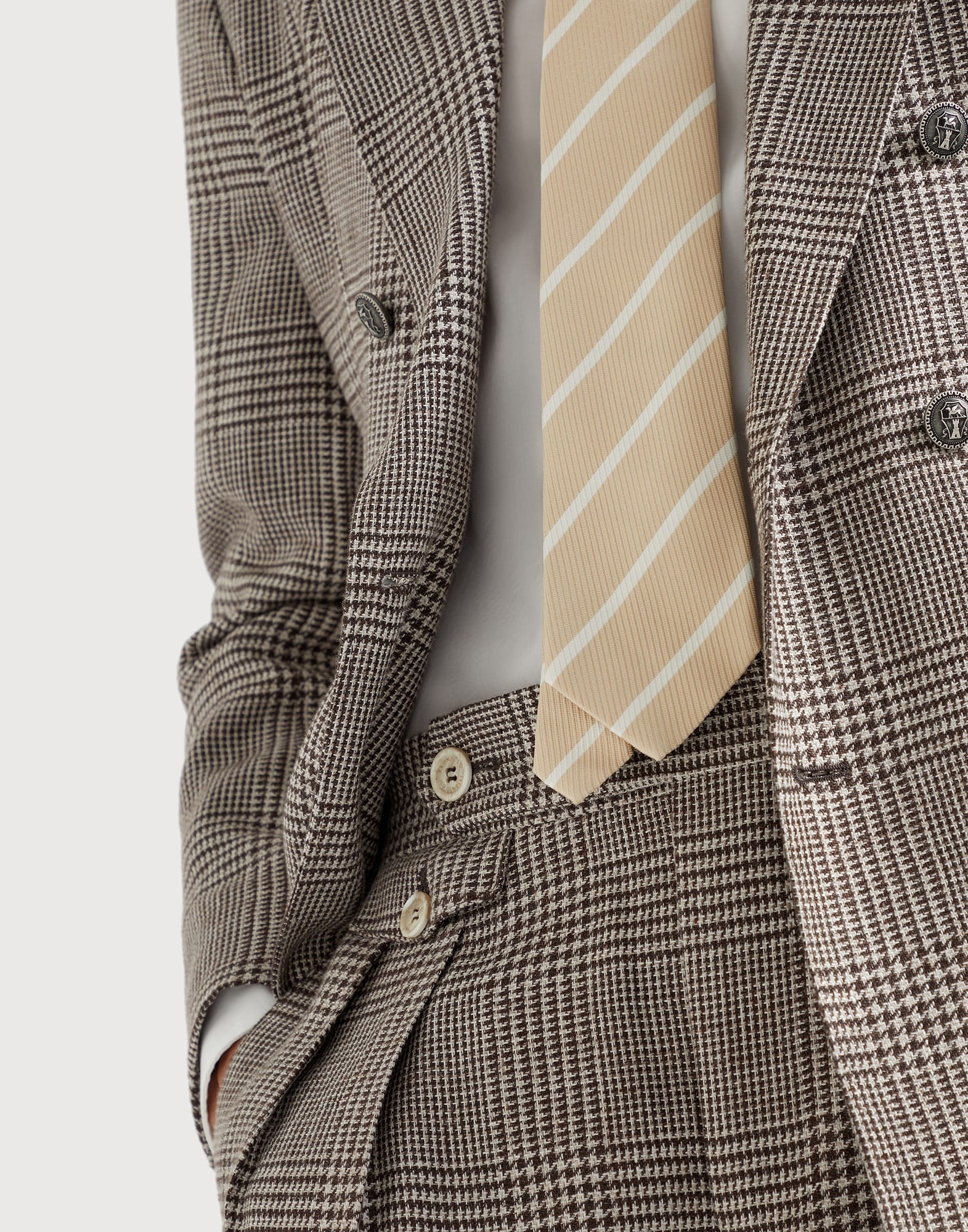 Striped silk tie - 3