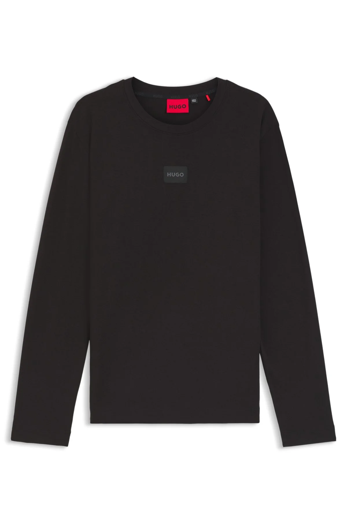 LOGO-LABEL PYJAMA T-SHIRT IN A COTTON BLEND - 1