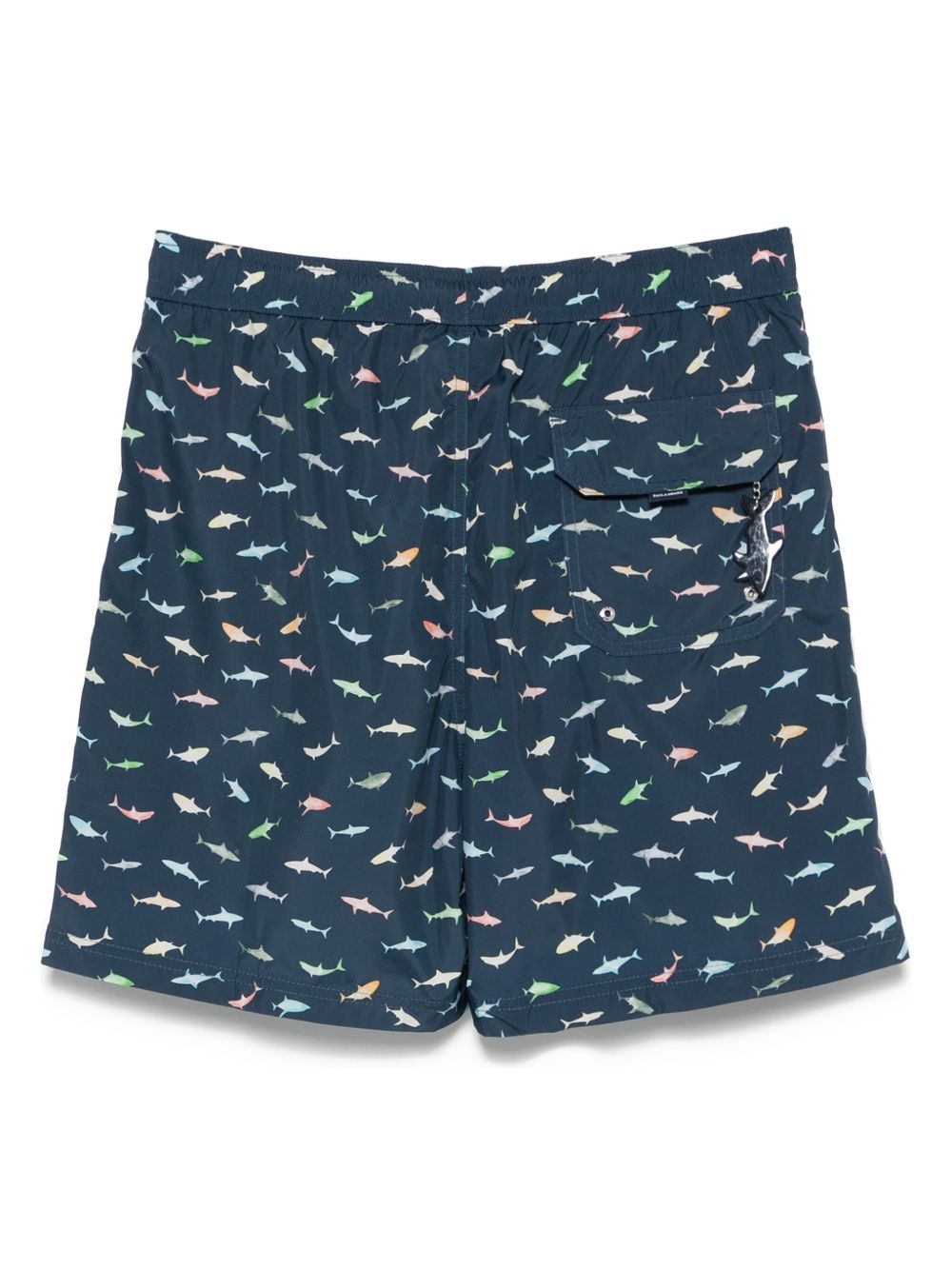 shark-motif swim shorts - 2