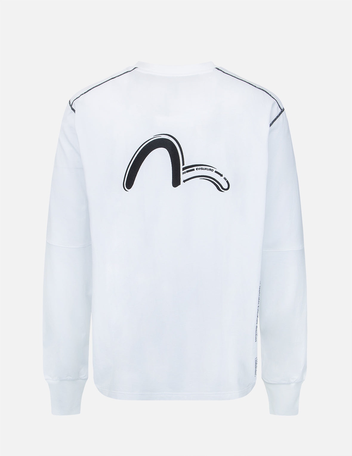 Contrast Stitching Long Sleeve T-shirt - 2