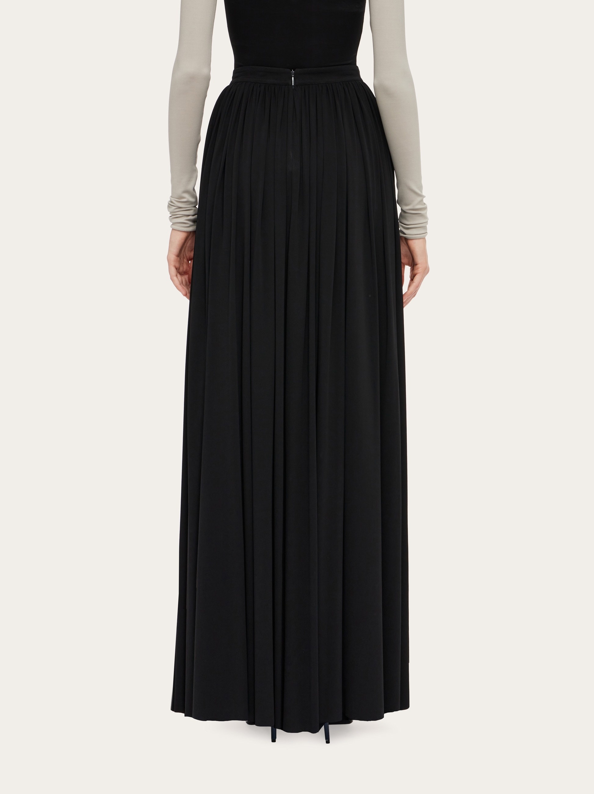 Longline draped skirt - 4