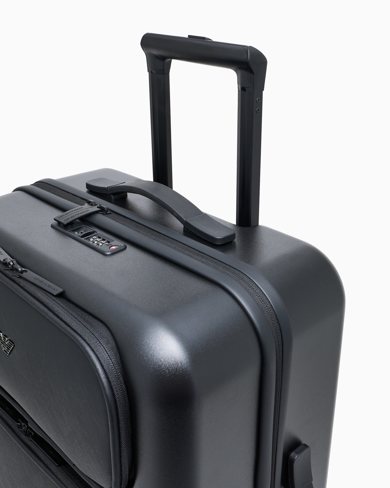 ASV ABS MEDIUM CARRY-ON BAG WITH REGENERATED SAFFIANO DETAIL AND EAGLE PLATE - 5