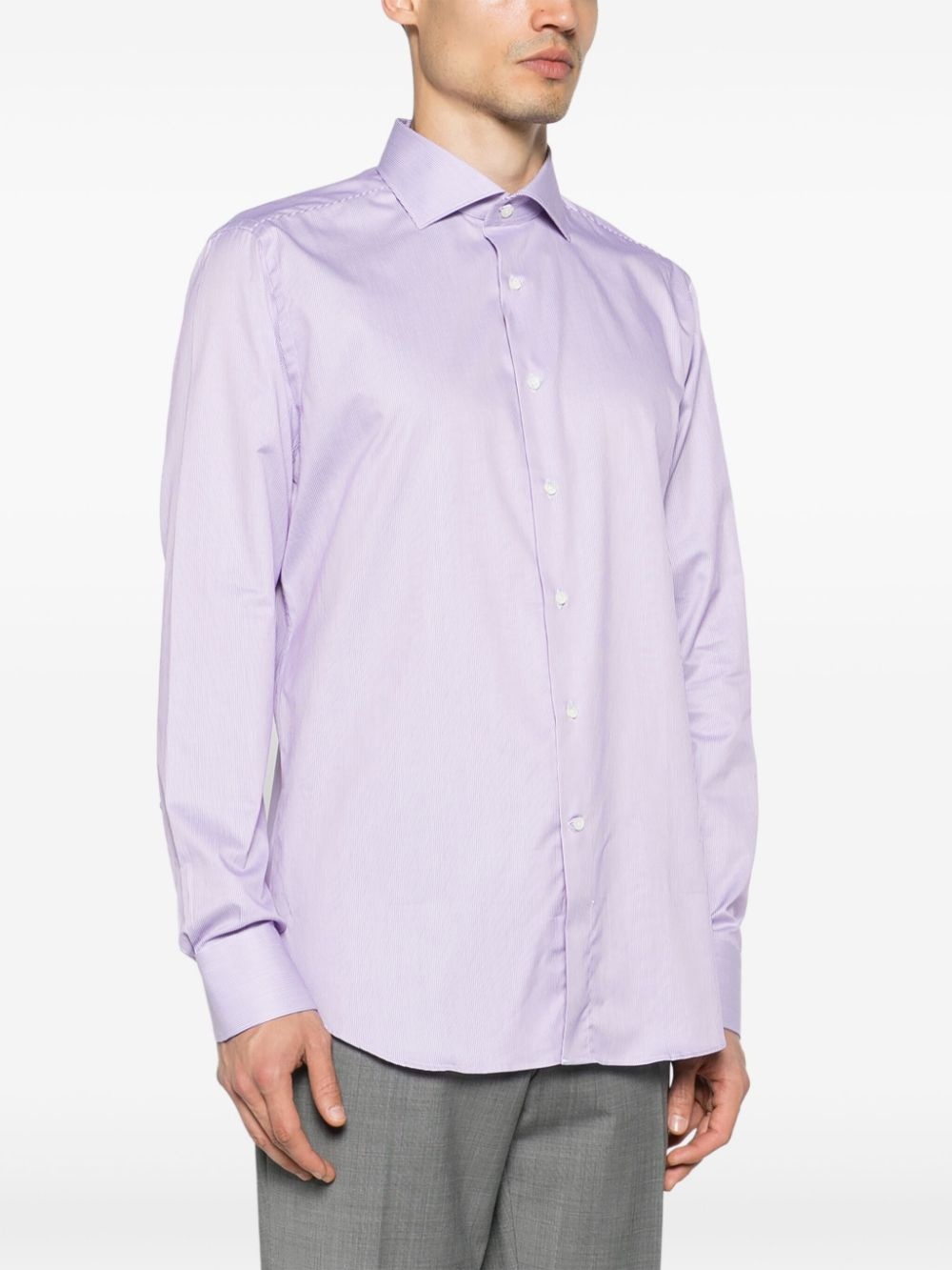 striped cotton shirt - 3