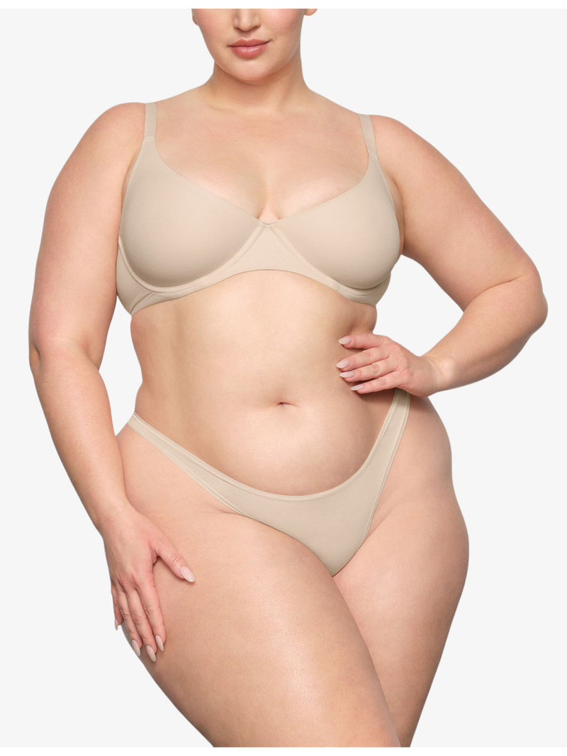 SKIMS Fits Everybody unlined stretch-woven bra outlook