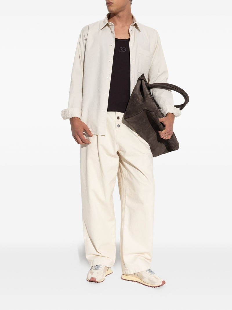 SAMSØE SAMSØE textured chest-pocket shirt outlook