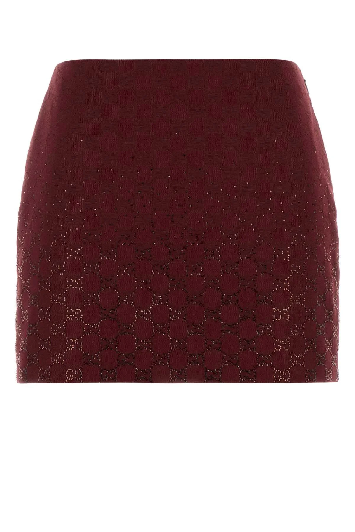 Gucci Women Gg Fabric Mini Skirt - 1