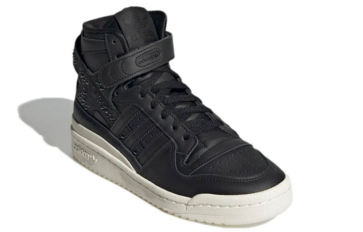 (WMNS) adidas Forum 84 High 'Black Sparkle' H05053 - 3