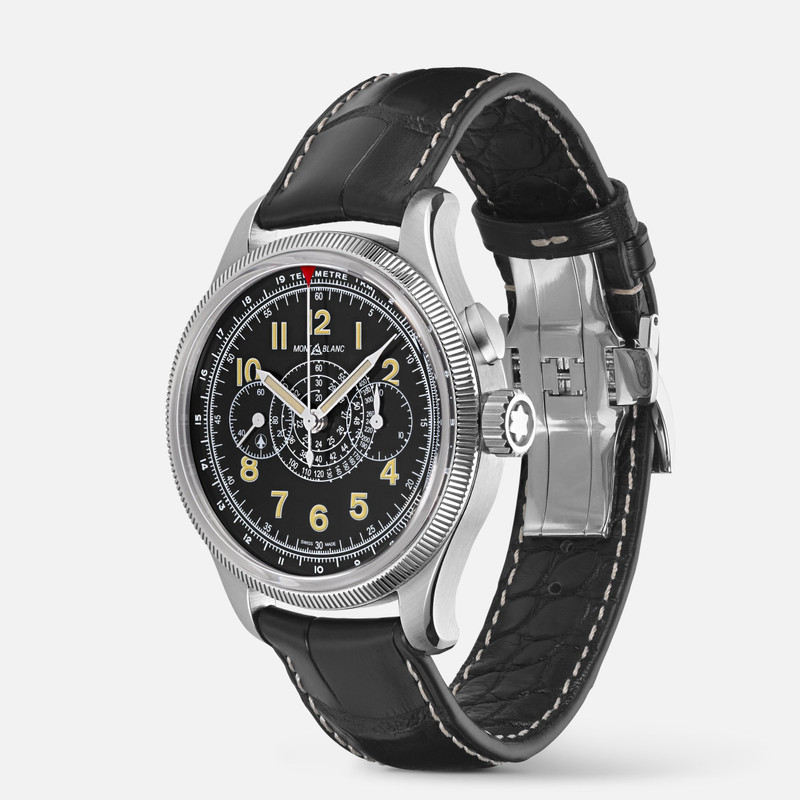 Montblanc 1858  Minerva Monopusher Chronograph Red Arrow Limited Edition - 88 pieces 3