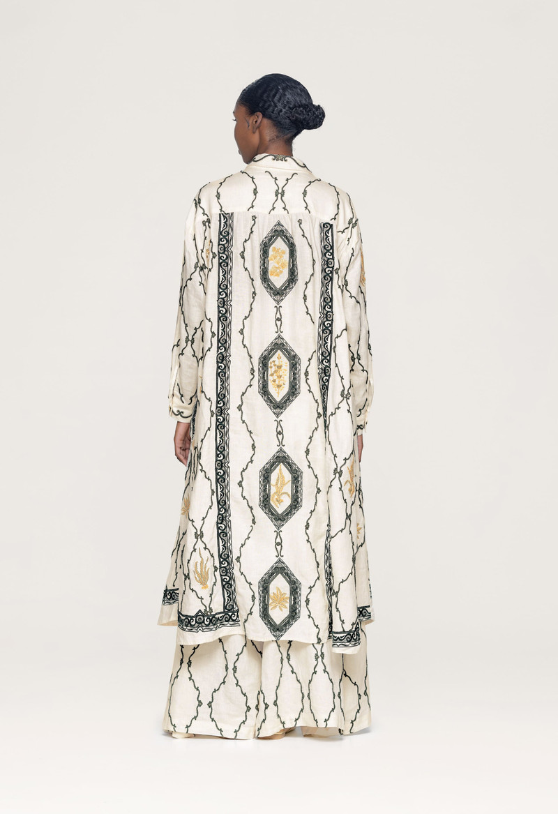 Agua by Agua Bendita Frida Calado Maxi Shirt outlook