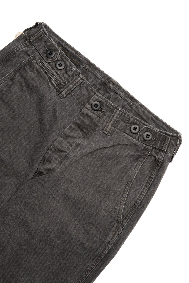 FULLCOUNT M43 Field Trousers Fullcount x BiG Exclusive - Herringbone Black outlook