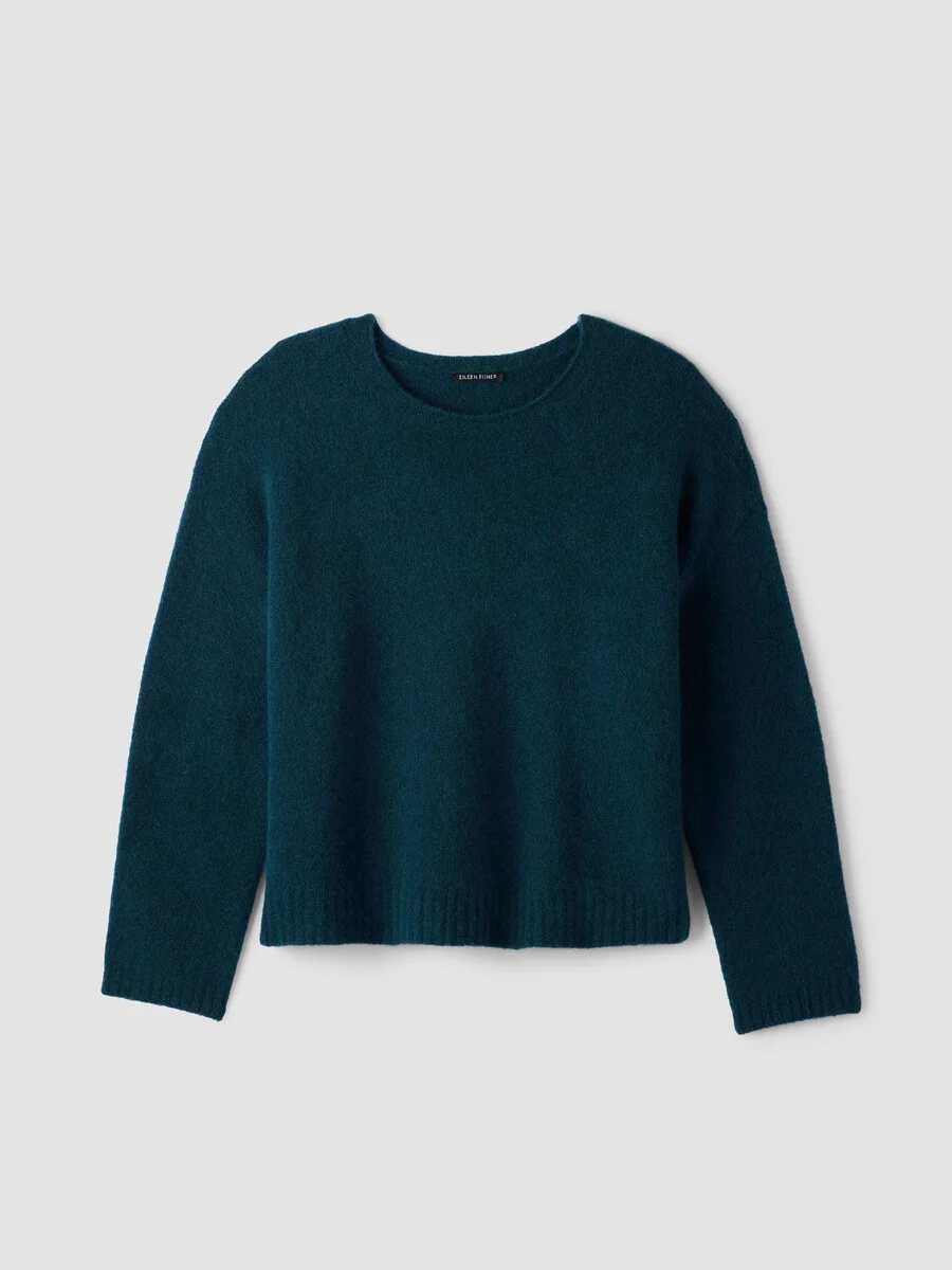 Cashmere Silk Bliss Crew Neck Top - 1