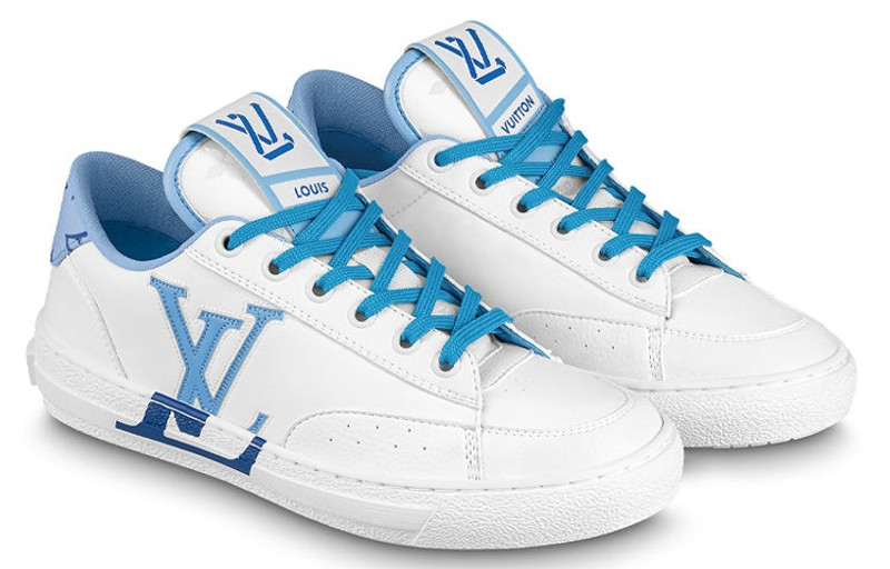 Louis Vuitton (WMNS) LOUIS VUITTON Charlie Sneakers 'White Blue' 1AAC9L outlook