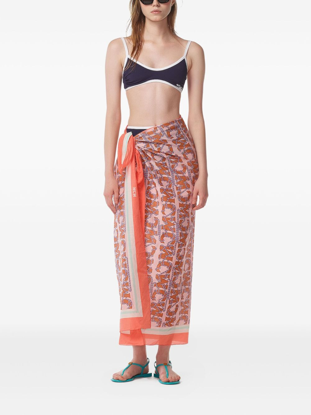 logo-detail high-waisted bikini - 4
