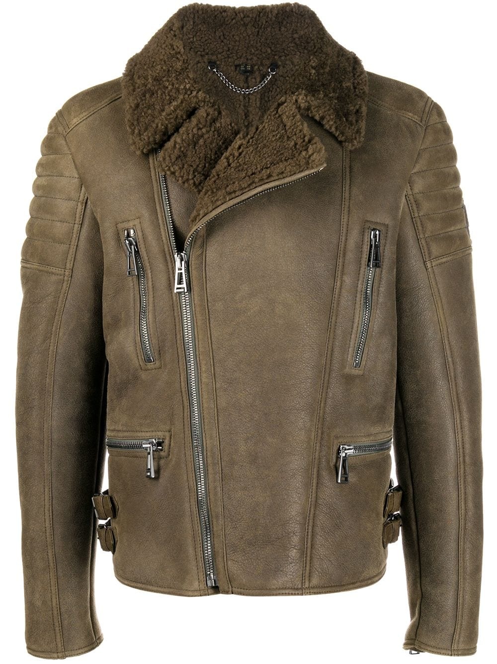 khaki aviator jacket - 1