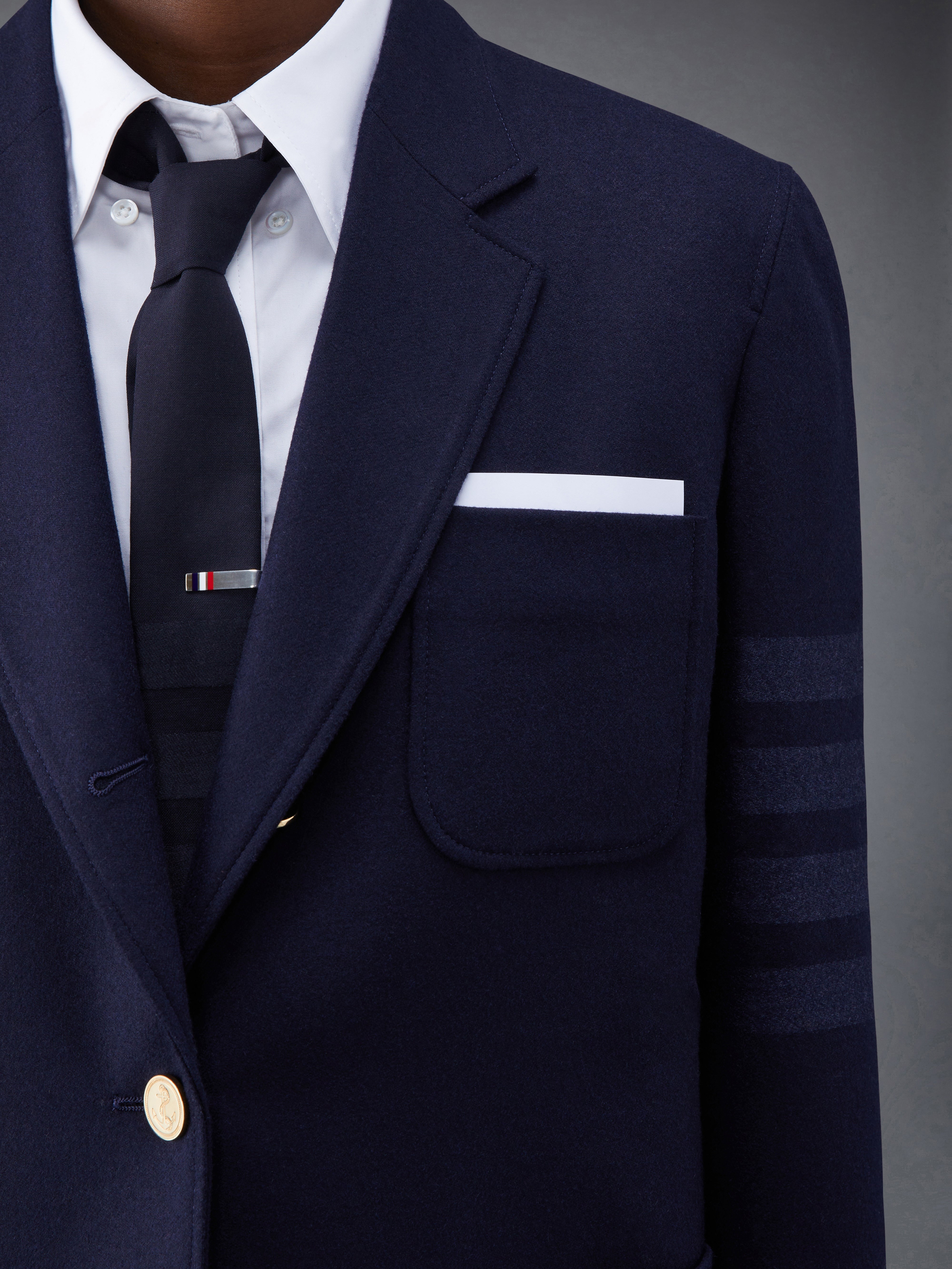 FLANNEL 4-BAR SACK SPORT COAT - 7
