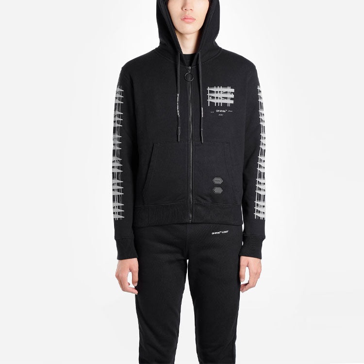 Off-White MENS Virgil Abloh Industrial Slim Zipped Black OMBE001E19E300041091 - 2