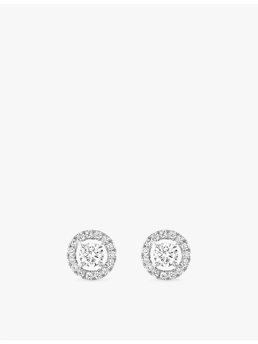 Joy 0.10ct Diamond and Gold Stud Earrings - 1