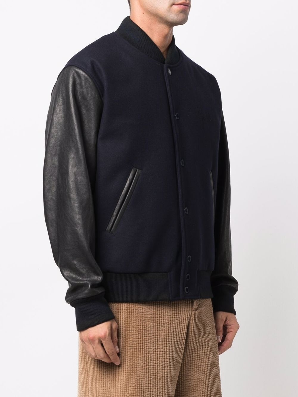 panelled varsity jacket - 3