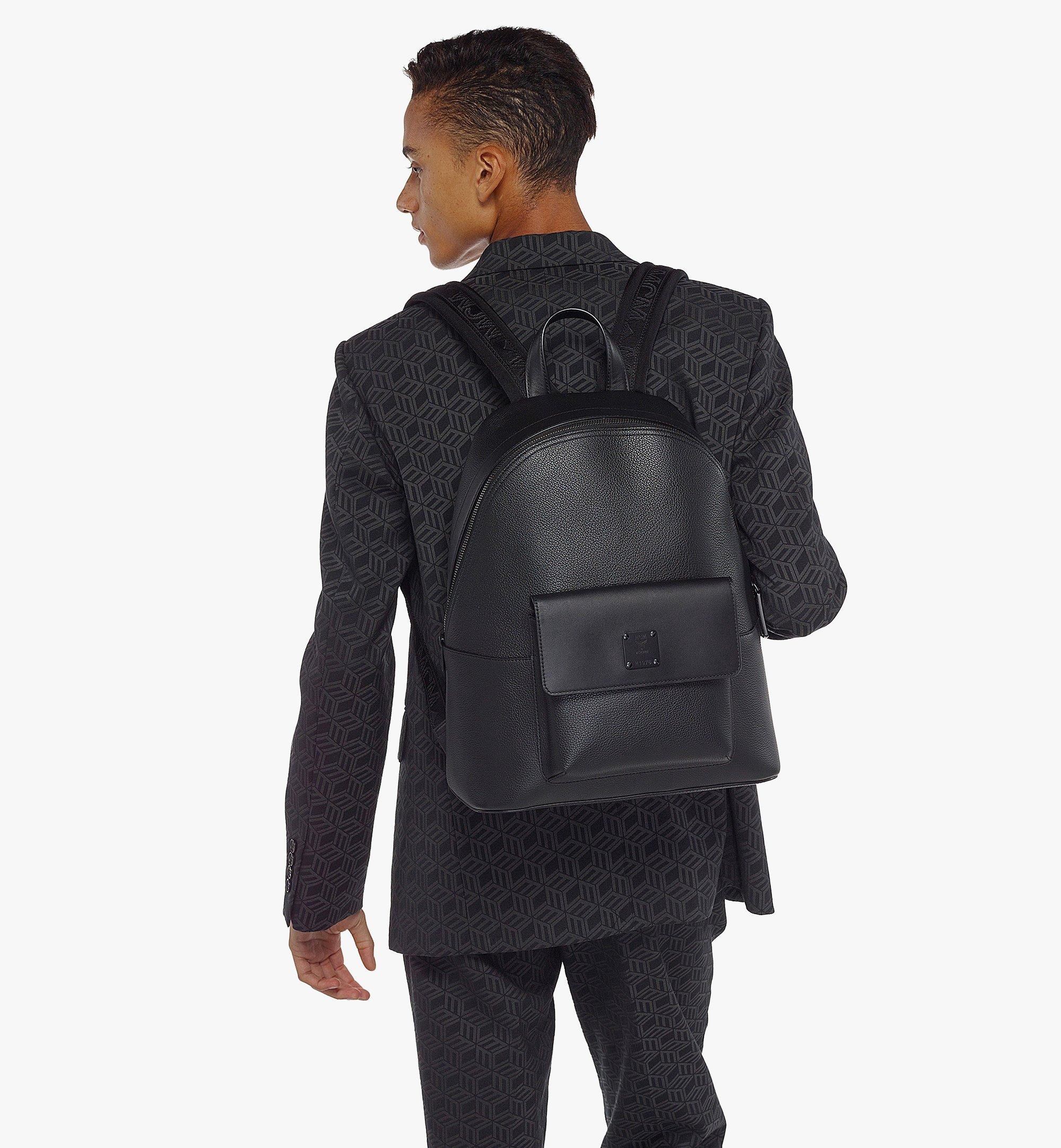 Stark Backpack in Embossed Spanish Leather - 2