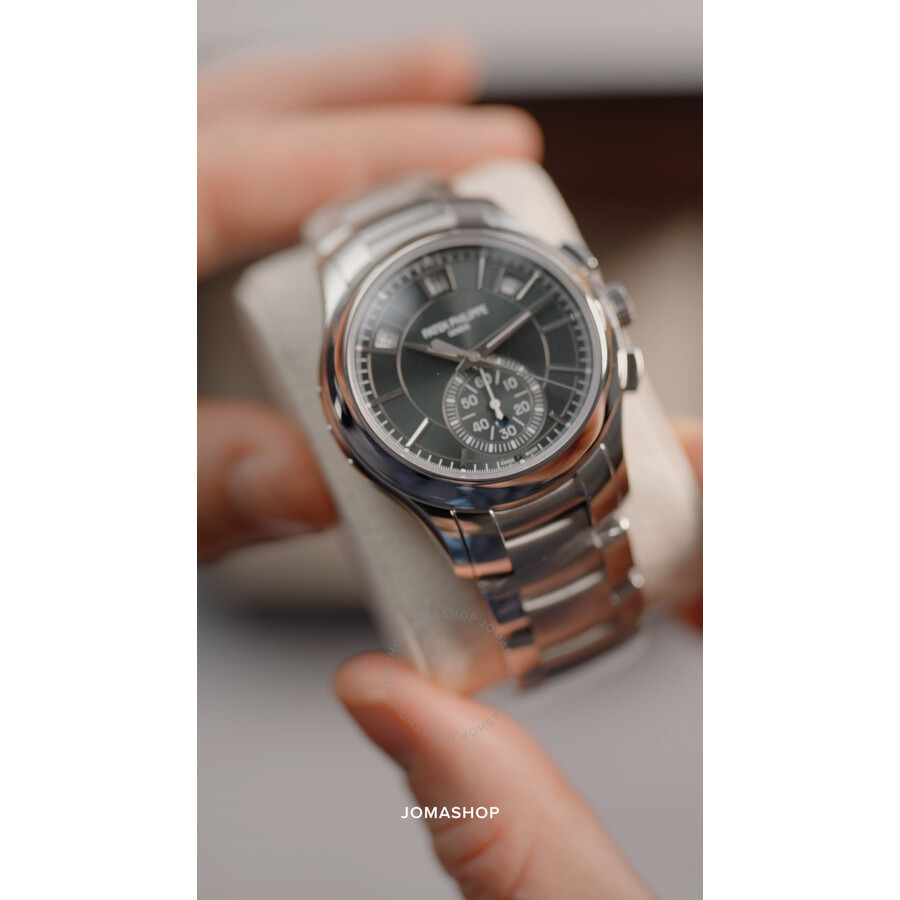Patek Philippe Complications Chronograph Automatic Green Dial Men's Watch 5905-1A-001 - 5