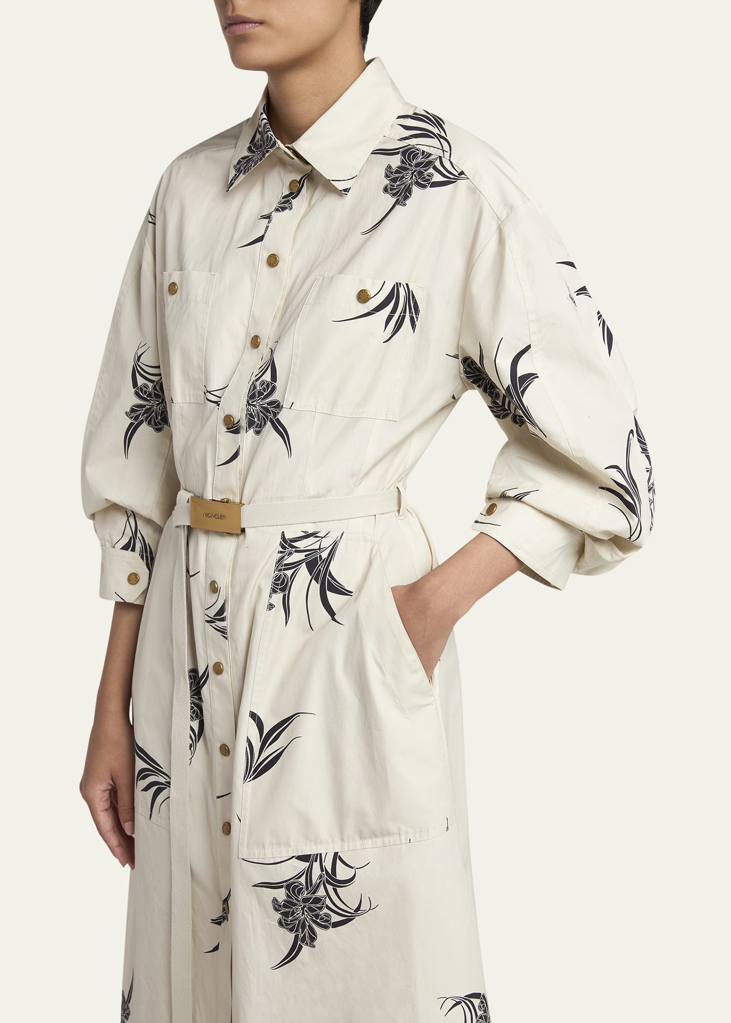 Printed Shirtdress - 5