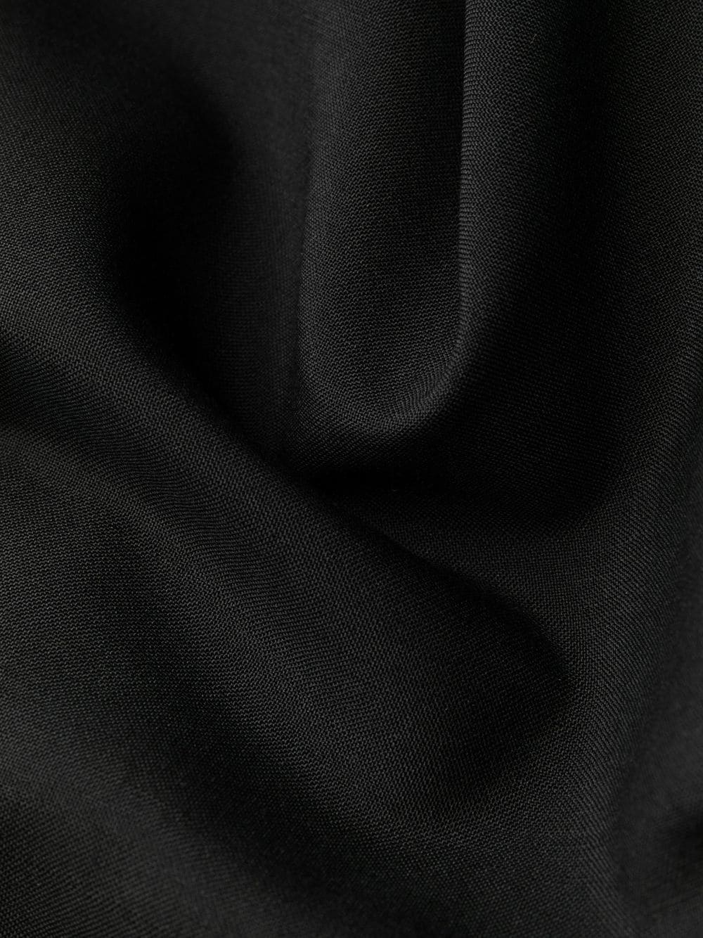 stand-up collar long coat - 7