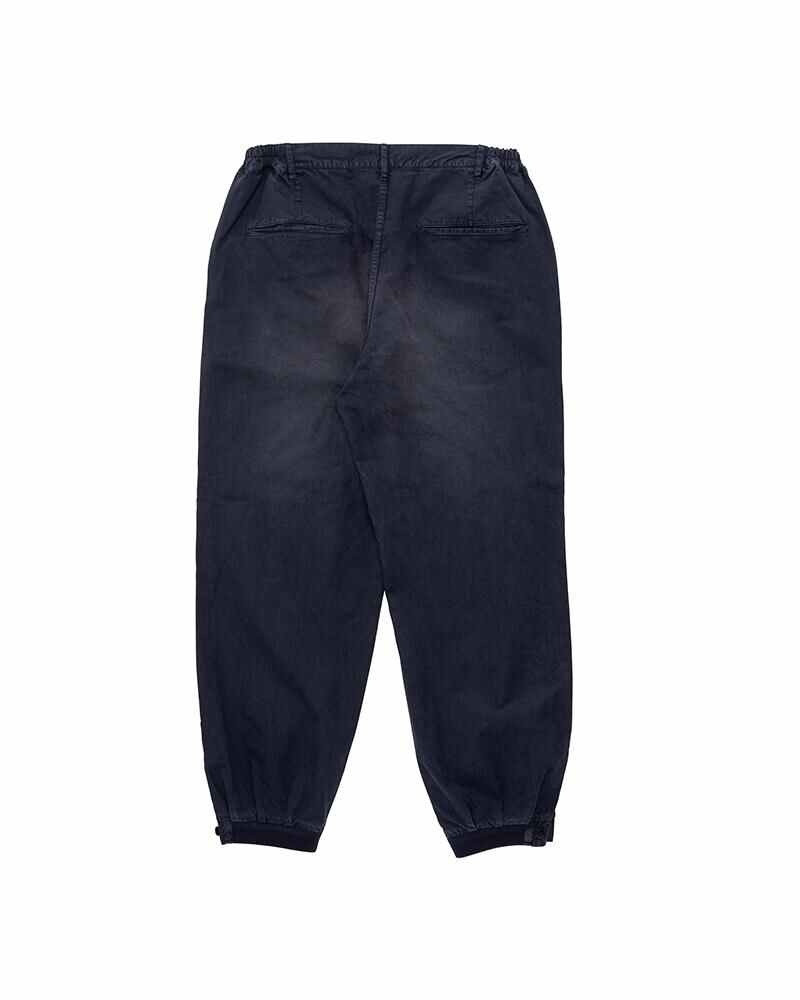 visvim CARROL CHINO PANTS DMGD NAVY outlook